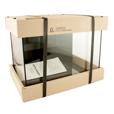 Акваріум Collar aGLASS 0350 Black з пофарбованою задньою стінкою, 54 л