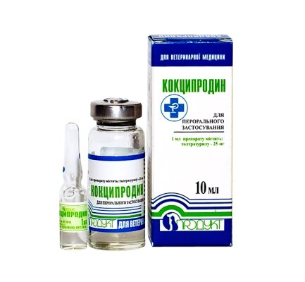 Кокципродин (ДЛЯ ТВАРИН) розчин оральний, 1 л