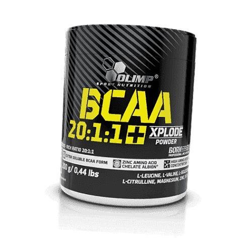Амінокислота Olimp BCAA 20:1:1 Xplode та цитрулін, кола, 200 г
