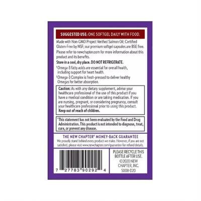 Омега 3 Комплекс New Chapter Omega 3 Complex, 30 желатинових капсул