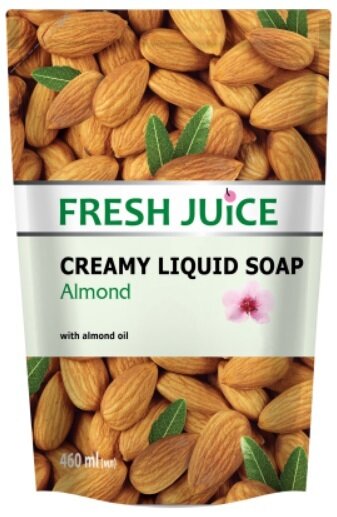 Крем-мило рідке Fresh Juice Almond, дой-пак, 460 мл
