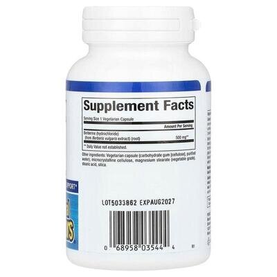 Берберин Natural Factors WellBetX Berberine 500 мг, 60 вегетаріанських капсул