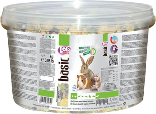 Суміш для гризунів і кроликів Lolo Pets Екзотична, 1,4 кг