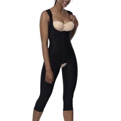 Корсет компресійний Aurafix LC-1595 відкритий з ременями, чорний, розмір 1