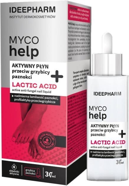 Рідина для нігтів Ideepharm Myco Help активна протигрибкова, 30 мл