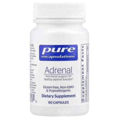 Підтримка здорової функції надниркових залоз Pure Encapsulations Adrenal, 60 капсул
