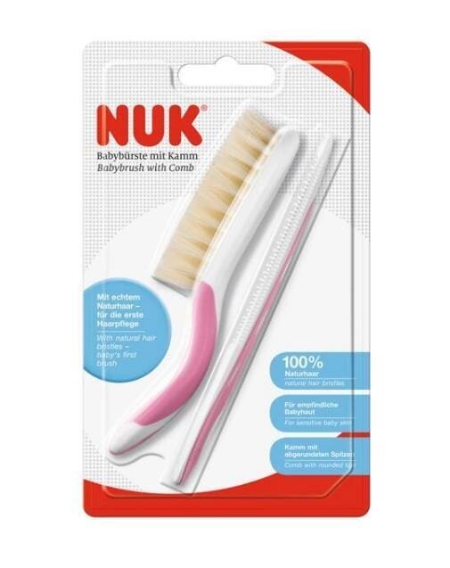 Набір гребінець і щітка Nuk