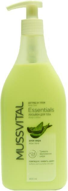 Лосьйон для тіла Mussvital Essentials алое вера, 400 мл
