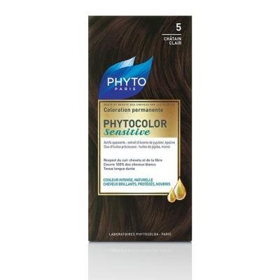 Фарба для волосся Phyto Phytocolor Sensitive перманентна тон 5 світлий шатен