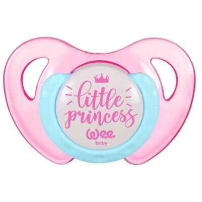 Пустушка силіконова Wee Baby Butterfly №3 ортодонтична тританова 18+ місяців, 1 шт