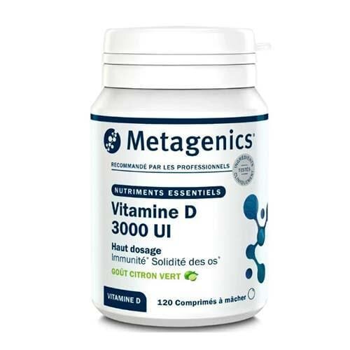 Вітамін Д Metagenics Vitamine D 3000 МО жувальні таблетки №120