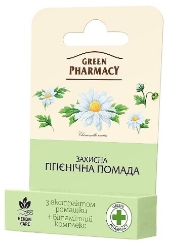 Гігієнічна помада Green Pharmacy Захисна з екстрактом ромашки, 3,6 г