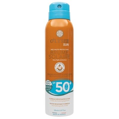 Спрей сонцезахисний O'lysee з дуже високим ступенем захисту SPF 50+, 150 мл