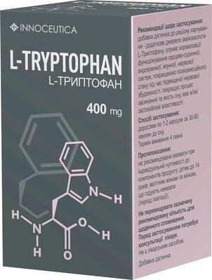 L-Триптофан Innoceuticа капсули по 402 мг №60