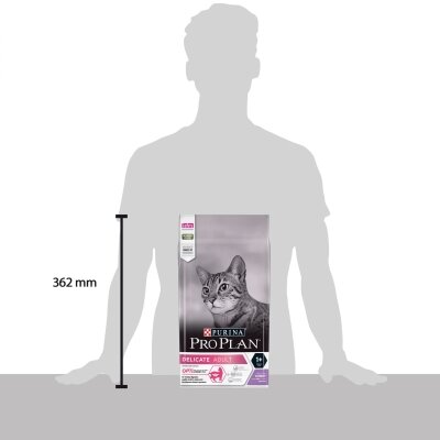 Корм сухий для дорослих котів Purina Pro Plan Delicate Turkey зі смаком індички, 1,5 кг