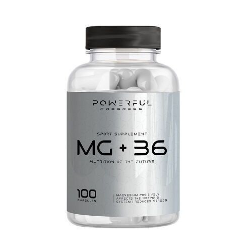 Вітаміни Powerful Progress Mg+B6, 100 капсул