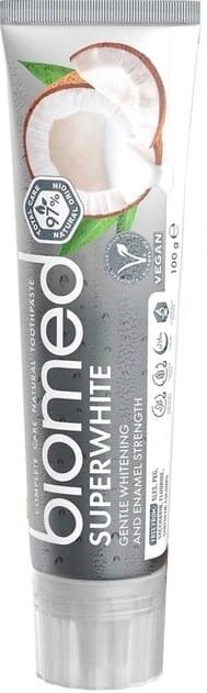 Зубна паста Biomed Superwhite дбайливе відбілювання та захист емалі, 100 г