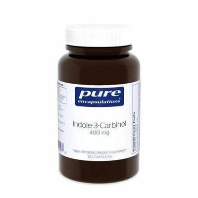 Індол-3-карбінол Pure Encapsulations Indole-3-Carbinol 400 мг, 120 капсул