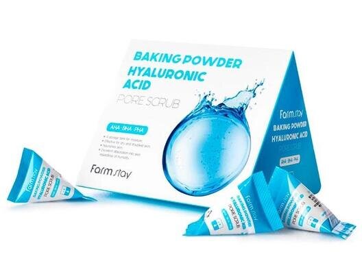 Скраб для очищення пор Farmstay Baking Powder гіалуронова кислота, 7 г