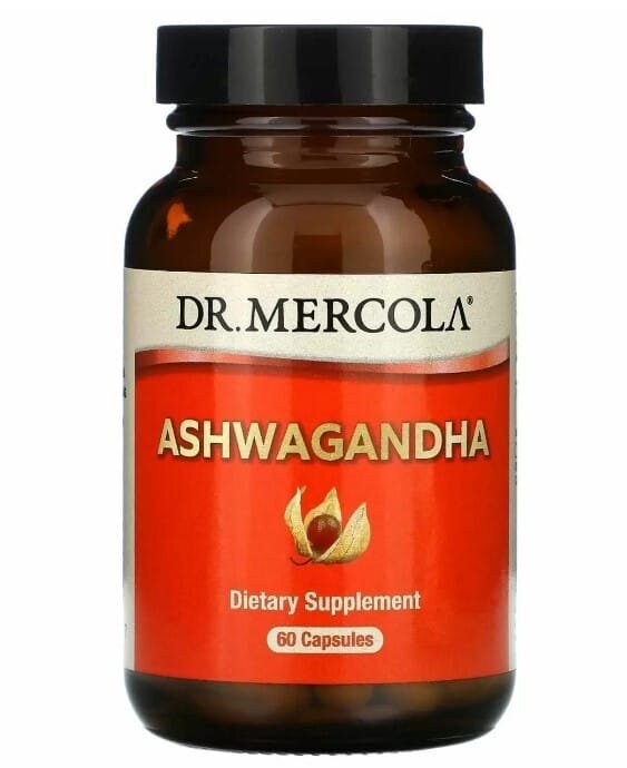 Ашваганда Dr. Mercola Ashwaganda, 60 капсул