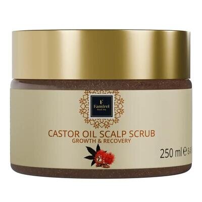 Скраб для шкіри голови Famirel Castor Oil з рициновою олією, 250 мл