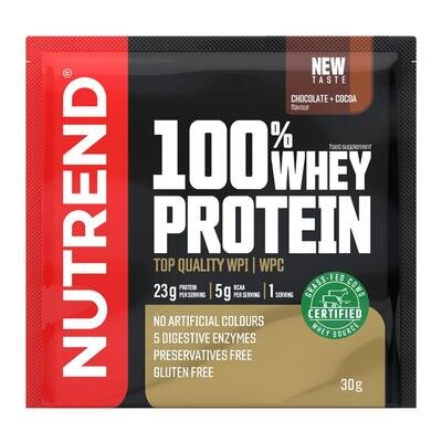 Протеїн Nutrend 100% Whey Protein шоколад та кокос, 30 г