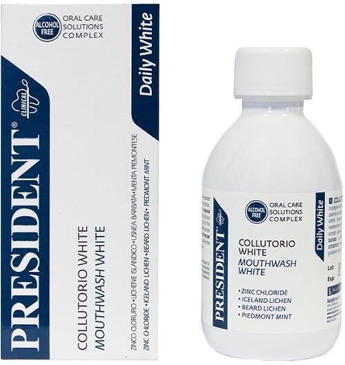 Ополіскувач для порожнини рота President Clinical White, 200 мл