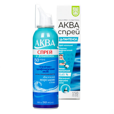 Аква Спрей плюс Д-пантенол Baum Pharm спрей наз. 0.65 % по 150 мл у флак.