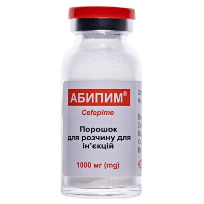 Абипим порошок для р-ну д/ін. по 1000 мг №1 у флак.