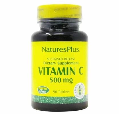 Вітамін С Nature's Plus Vitamin C 500 мг, 90 таблеток