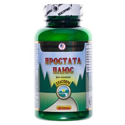 Простата Плюс Healthyway Production капсули №100 у флак.
