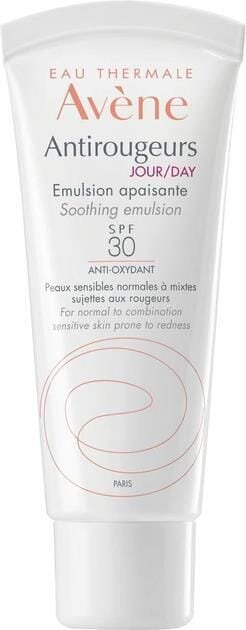 Емульсія для обличчя Avene Antirougeurs Jour SPF30 денна заспокійлива для нормальної шкіри схильної до почервоніння, 40 мл
