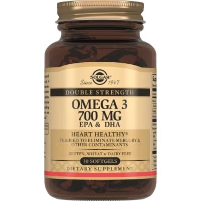 Омега-3 Solgar Double Strength Omega-3 700 мг м'які капсули №30