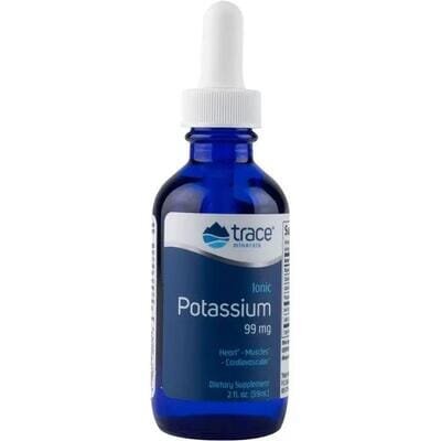 Калій іонний Trace Minerals Ionic Potassium 99 мг у краплях, 59 мл