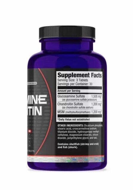 Комплекс для суглобів Ultimate Nutrition Glucosamine & Chondroitin & MSM, 90 таблеток