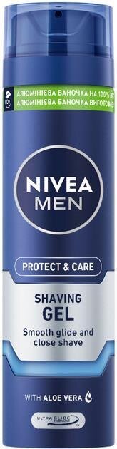 Гель для гоління Nivea Men Protect & Care Захист та догляд (81760), 200 мл