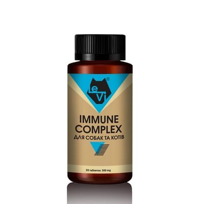 Імуно Комплекс для собак та котів LeVi 500 mg, 30 таблеток