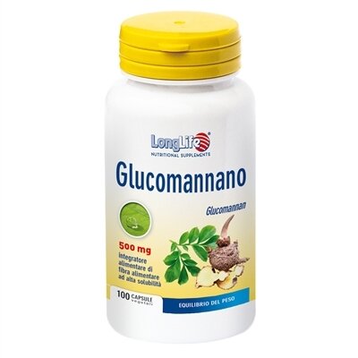 Лонг Лайф Glucomannano капсули по 500 мг №100