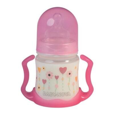 Пляшечка Baby-Nova 45003-1 пластикова з декором, 150 мл