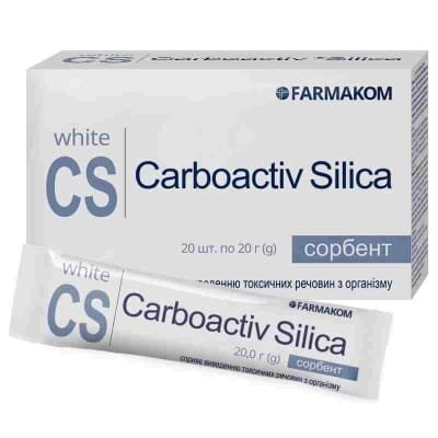 Карбоактив Silica гель по 20 г №20 в саше