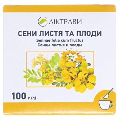 Сени листя та плоди різ.-прес. по 100 г у пач. з внут. пак.