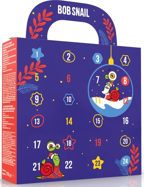 Набір Bob Snail Advent Calendar Різдвяний з іграшкою, 176 г