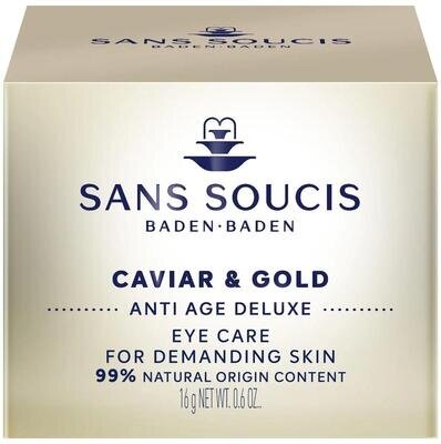 Крем для шкіри навколо очей Sans Soucis Caviar & Gold антивіковий, 15 мл