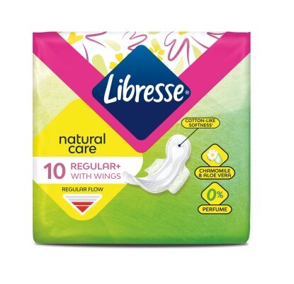 Прокладки гігієнічні Libresse Natural Care Ultra Normal, 10 шт