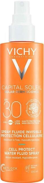 Спрей-флюїд Vichy Capital Soleil сонцезахисний водостійкий для тіла SPF 30, 200 мл