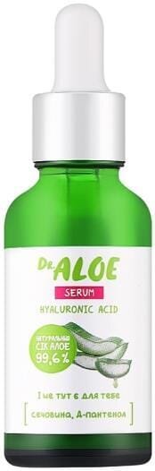 Сироватка для обличчя Dr.Aloe з гіалуроновою кислотою, 30 мл
