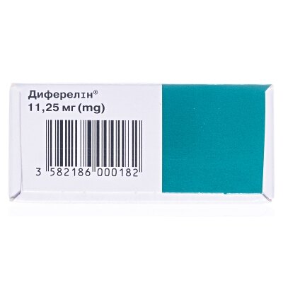Диферелін порошок для сусп. д/ін. прол./д. по 11.25 мг №1 у флак. з р-ком