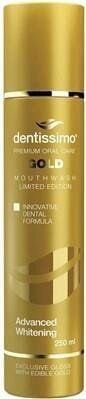 Ополіскувач для порожнини рота Dentissimo Advanced Whitening Gold, 250 мл