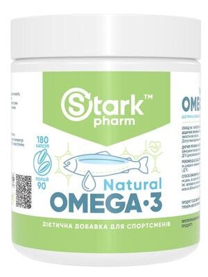 Омега 3 риб'ячий жир Stark Pharm Natural Omega 3 1000 мг, 180 капсул