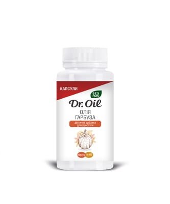 Дієтична добавка Олія гарбуза Dr. Oil капсули №60